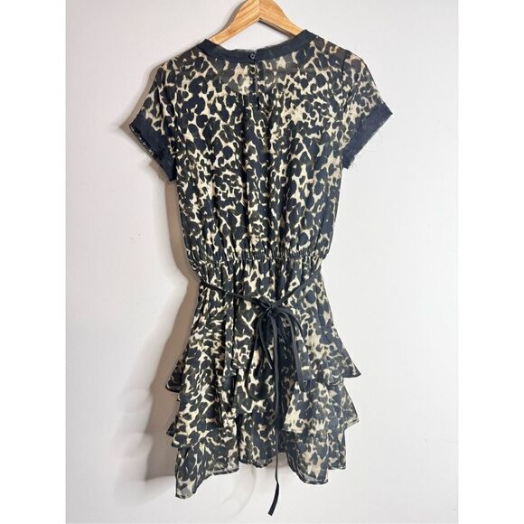 Converse One Star Leopard Print Y2K Dress Sz M - Picture 5 of 6